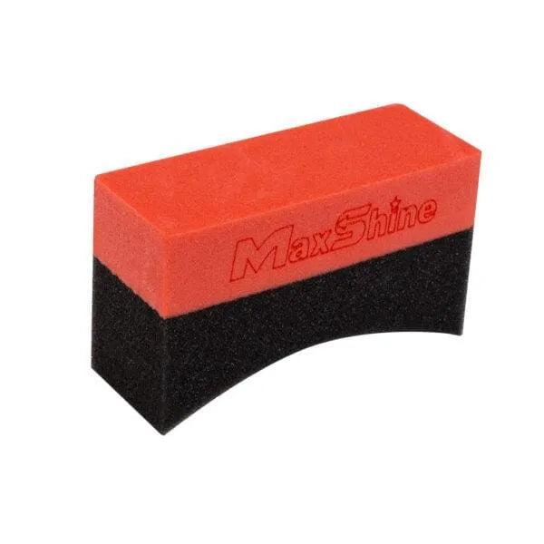 Maxshine Tire Dressing Applicator Clean Wheel Foam Pad-Curved